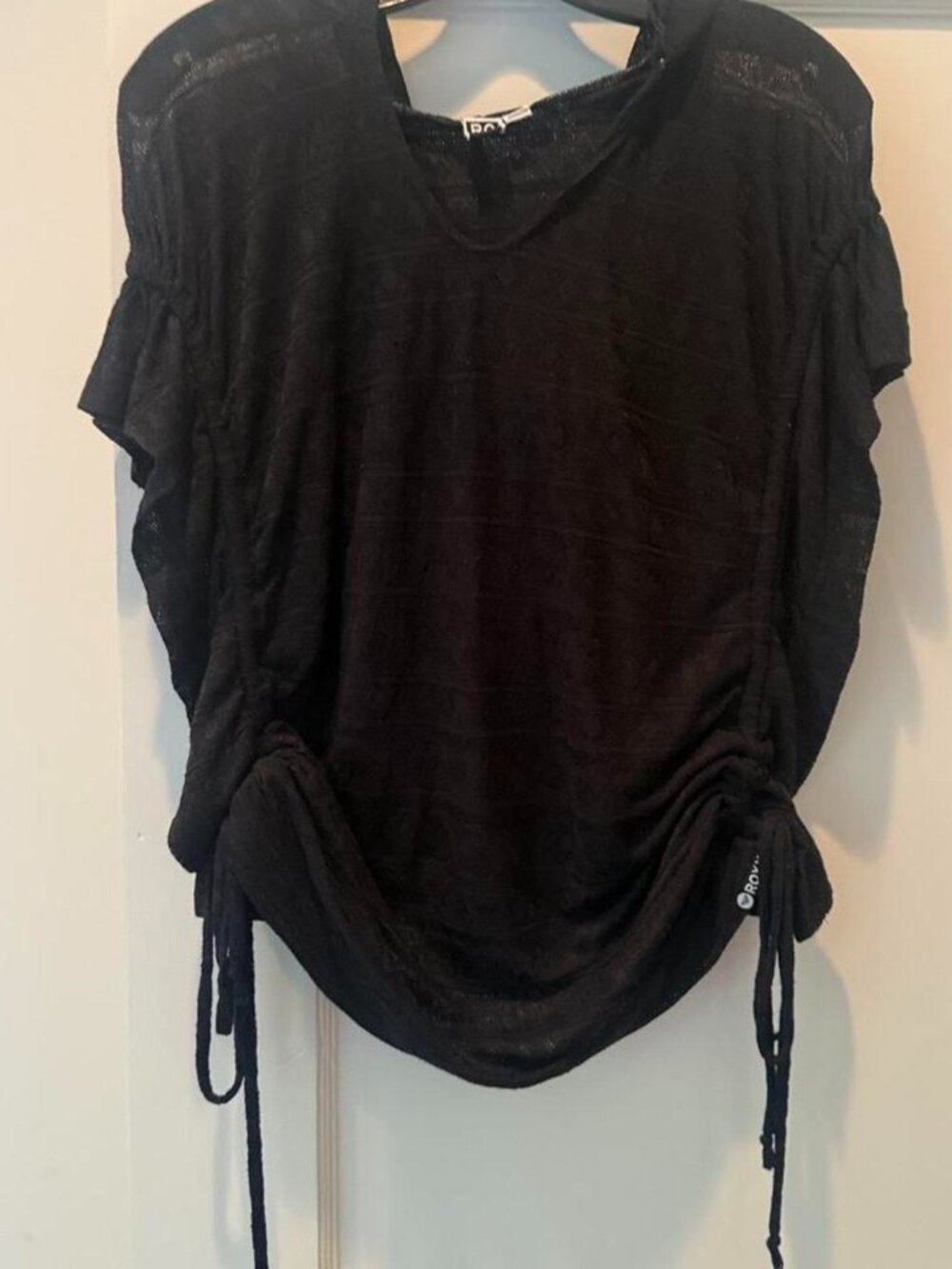 Roxy Women's Black Cover Up Top